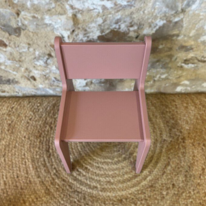 petite chaise - vieux rose