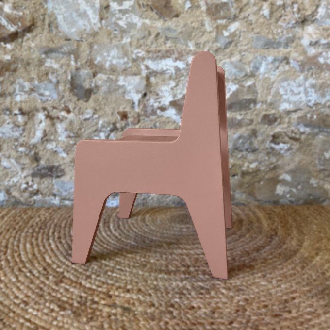 petite chaise - vieux rose